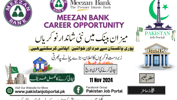 Jobs in Meezan Bank 2024