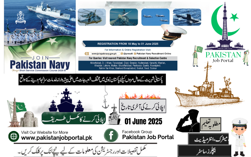 Join Pakistan Navy Short Service Commission Course 2025-B